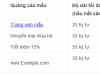 MẪU QUẢNG CÁO VĂN BẢN GOOGLE ADWORDS