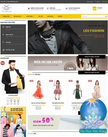 Thiết kế Web thời trang Leo Fashion