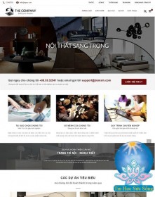 Thiết kế Web nội thất EGA The Company