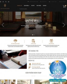 Thiết kế Web nội thất the Wood